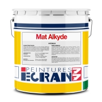 peinture professionnelle blanc mat r�sine alkyde ECRAN 77